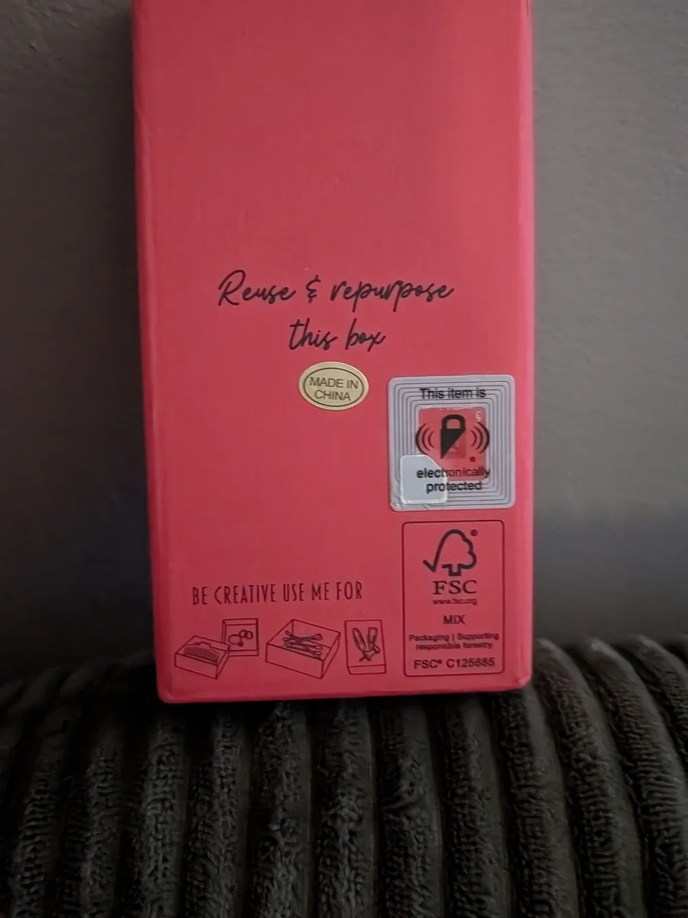 piper·k Pink Peach-Print Key Chain & Bag Charm